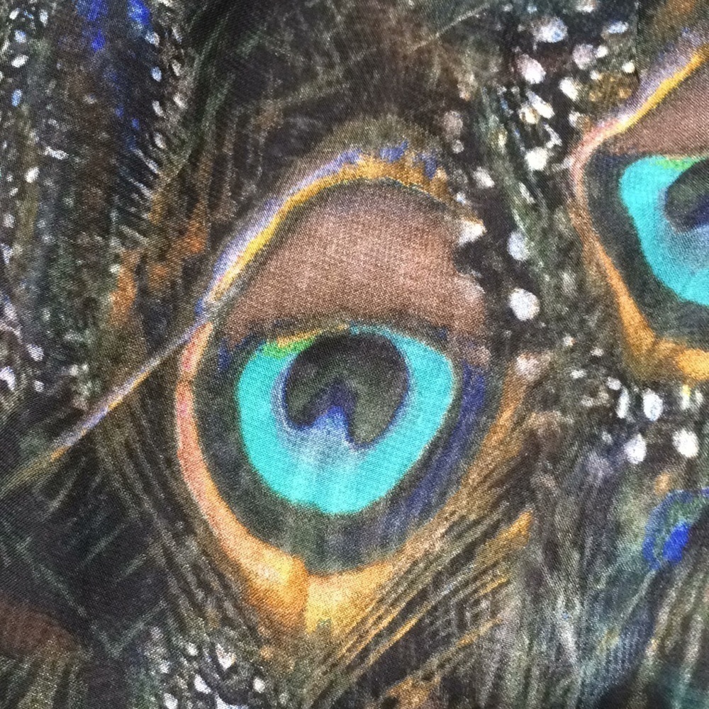 NWOT Boho Show me your MuMu Sawyer Short Feather Fans XS - Picture 2 of 8